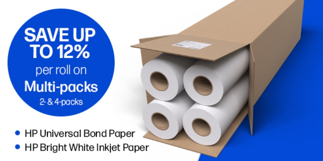 Save Big: Up to 12% Off Multi-pack Rolls | HP Large-Format Media